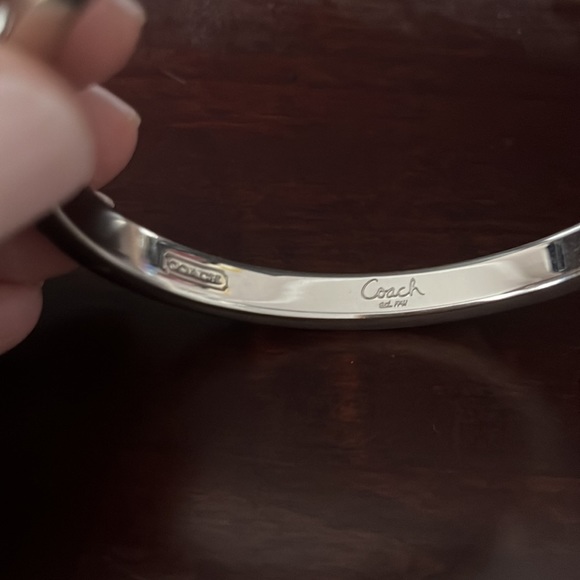 COACH bracelet, silver with studs - Picture 4 of 4